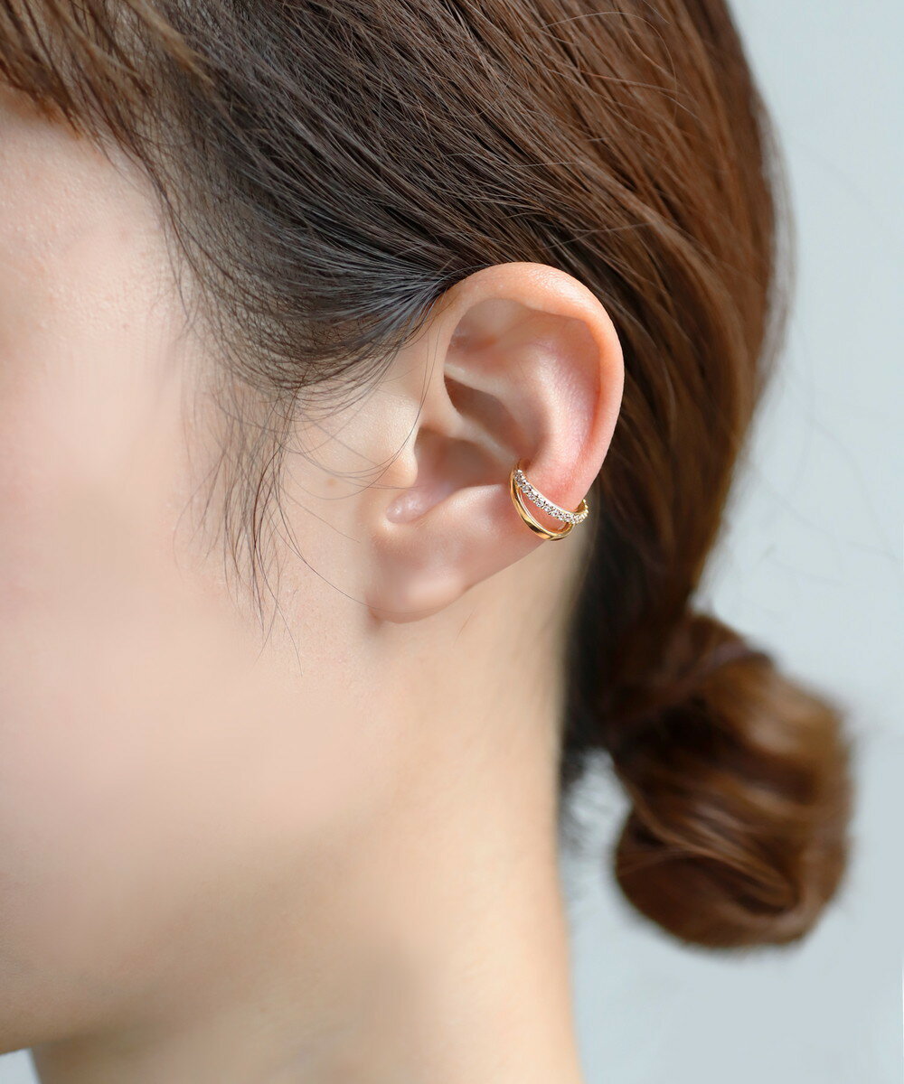 ビジューラインイヤーカフ／アネモネ（ANEMONE）