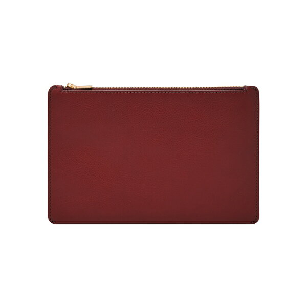 フォッシル 小物入れ ポーチ レディース レザー レッド スマホ収納可 SLG1583602／フォッシル（FOSSIL）