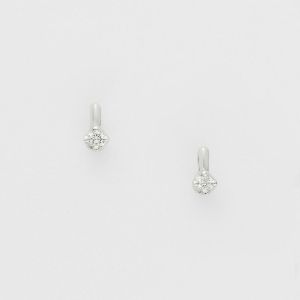 アガット ピアス シルバーダイヤモンドピアス（0.04 ct）／アガット（agete）