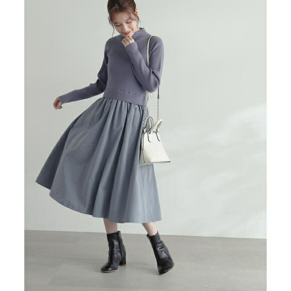 バックパールボタンドッキングワンピース／エヌ ナチュラルビューティーベーシック（N.Natural Beauty Basic*）のサムネイル