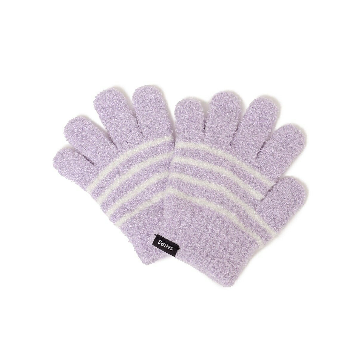 Gloves - SHIPS KIDS:マシュマロ ボーダー グローブ／シップス（SHIPS）