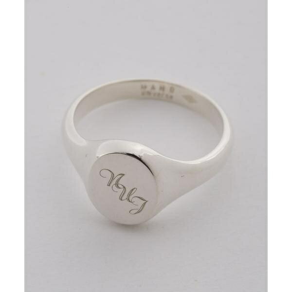 LB.03／[NU jewelry]イニシャルシグネットピンキーリング／ナノユニバース（NANO universe）