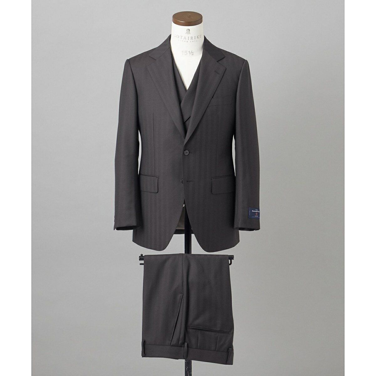 【Ermenegildo Zegna】ELECTA スリーピーススーツ/五大陸(gotairiku)