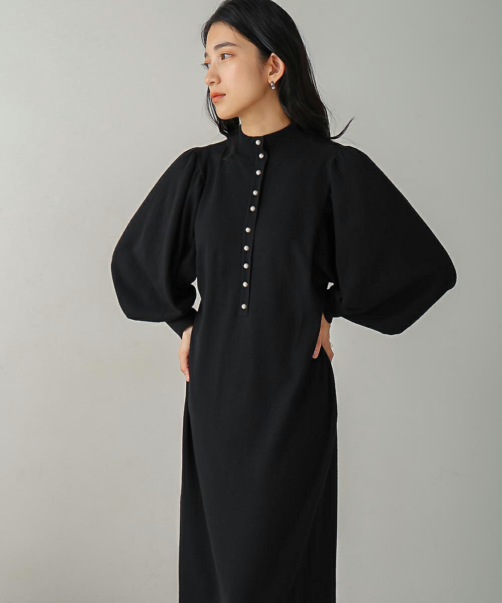 2wayパールボタンニットワンピース／ブージュルード（Bou Jeloud）のサムネイル