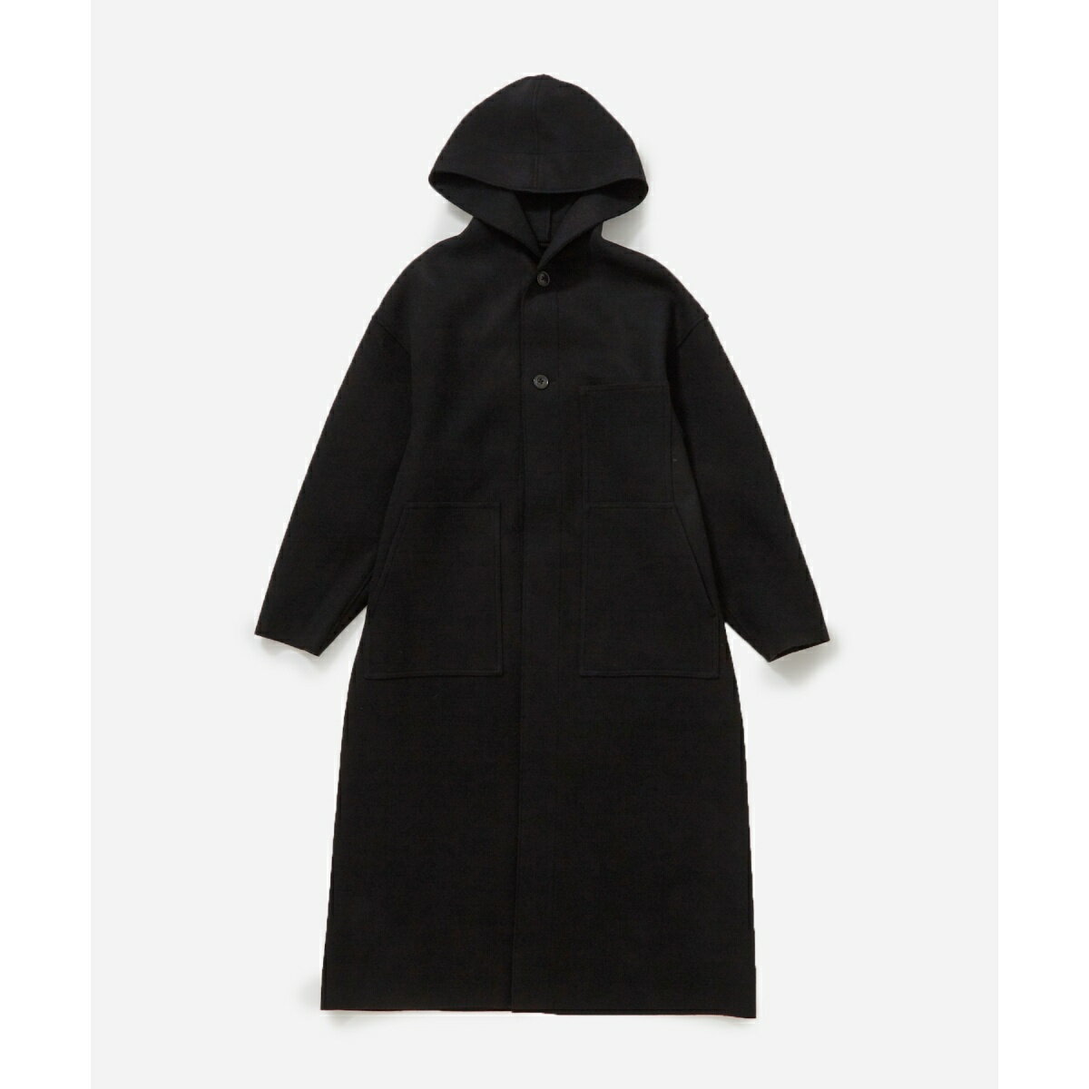 【HYKE】MELTON HOODED WORK COAT／アダムエロペ（ADAM ET ROPE'）のサムネイル