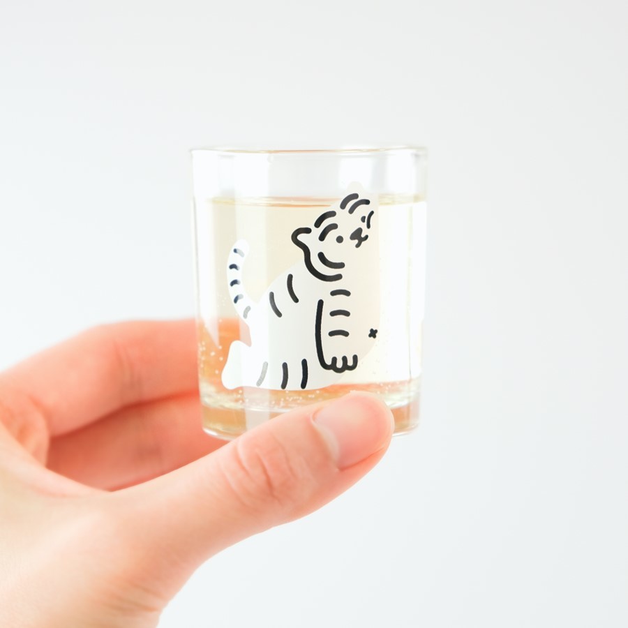 【MUZIKTIGER】 焼酎グラスWH｜ 焼酎グラス　コップ　ムジークタイガー　 韓国雑貨／ムジークタイガー（MUZIKTIGER）のサムネイル