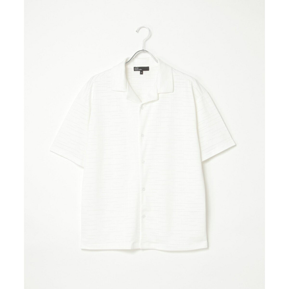 透かし幾何学カットシャツ/ヴァンスエクスチェンジ(VENCE EXCHANGE)