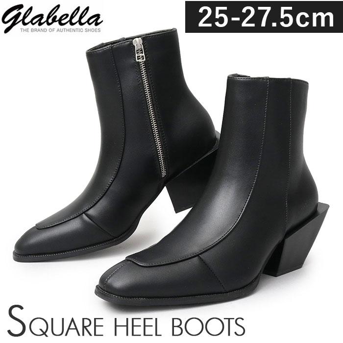 glabella SQUARE HEEL BOOTS／バックヤードファミリー（BACKYARD FAMILY）
