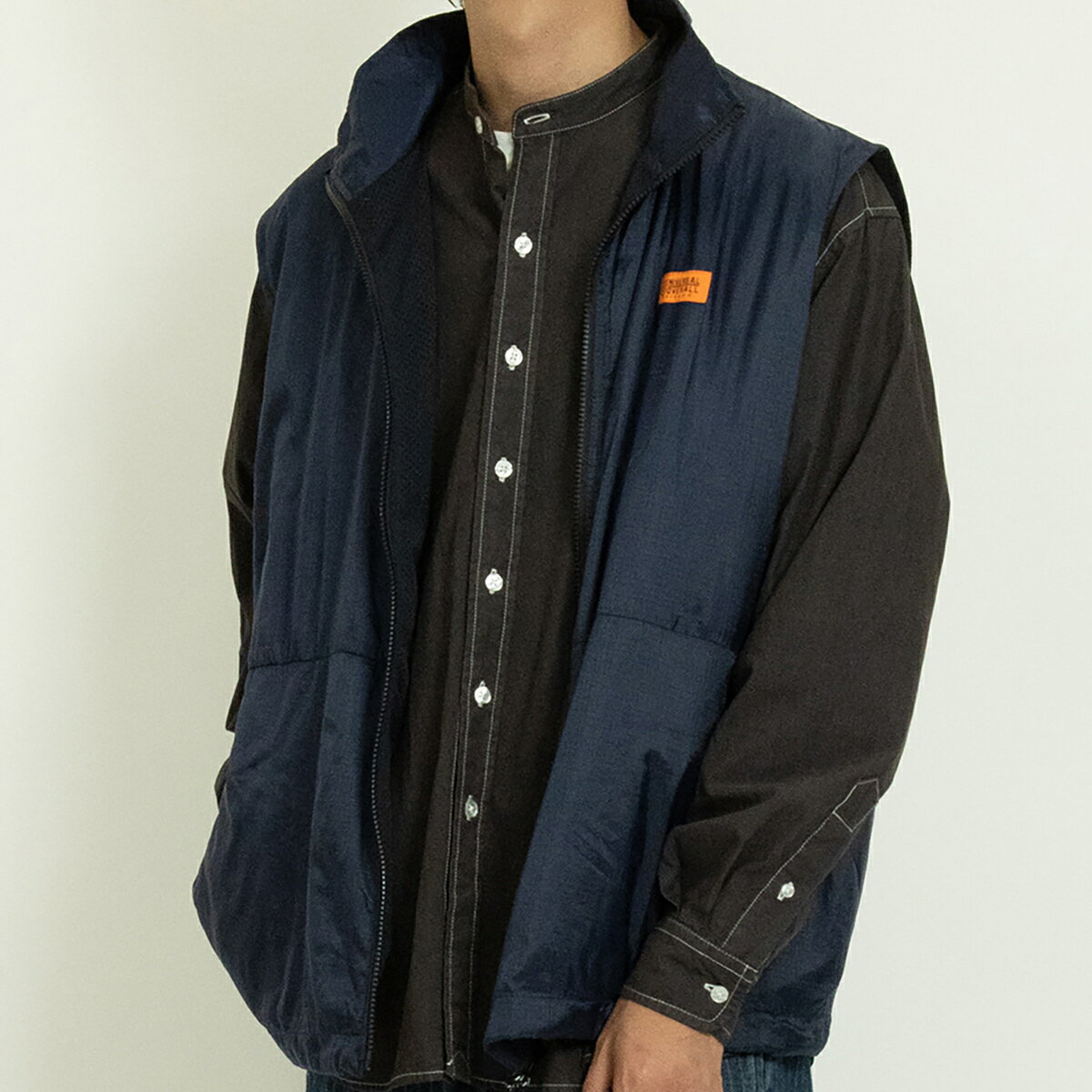 C[hxXg ( LAYERED VEST )^jo[TI[o[I[iUNIVERSALOVERALLj