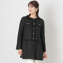 テープヤーンラメファンシー ロングジャケット/トゥービーシック(TO BE CHIC)(4)