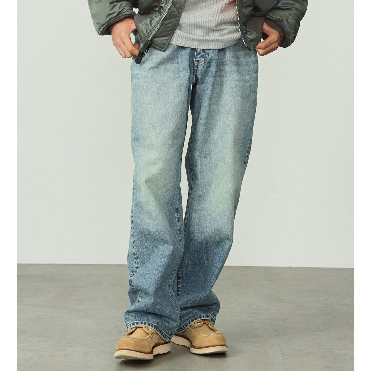 XV ワイドデニムパンツ／エドウィン（EDWIN）