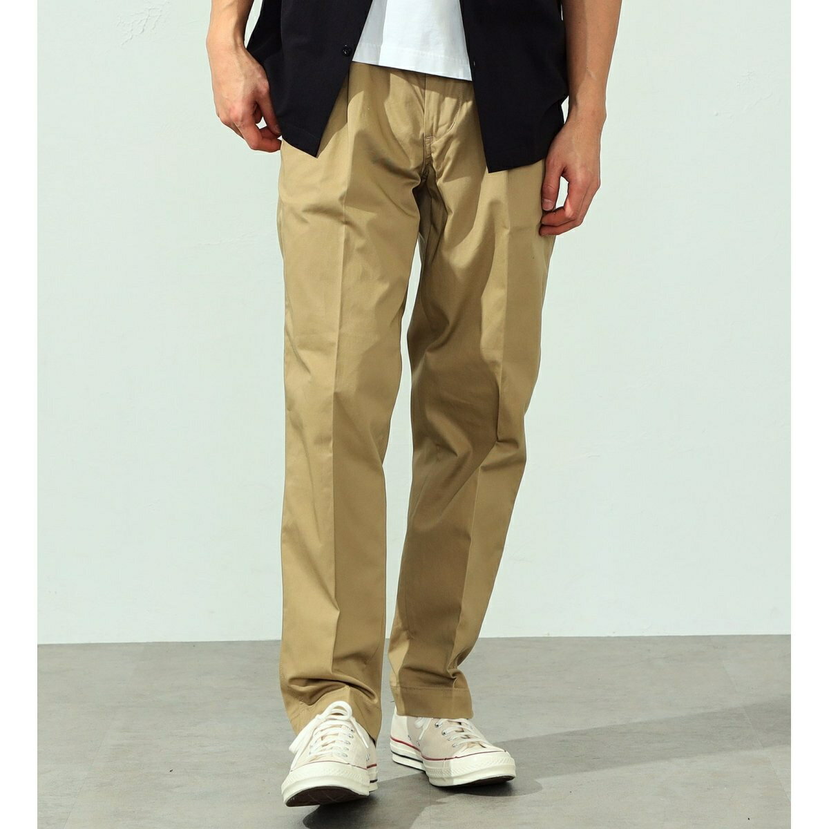 EDWIN KHAKIS　タックテーパードチノパンツ／エドウィン（EDWIN）