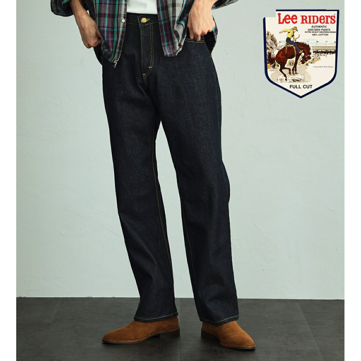 【股下長め(83cm)】AMERICAN RIDERS 200 フルカットジーンズ／リー（Lee）