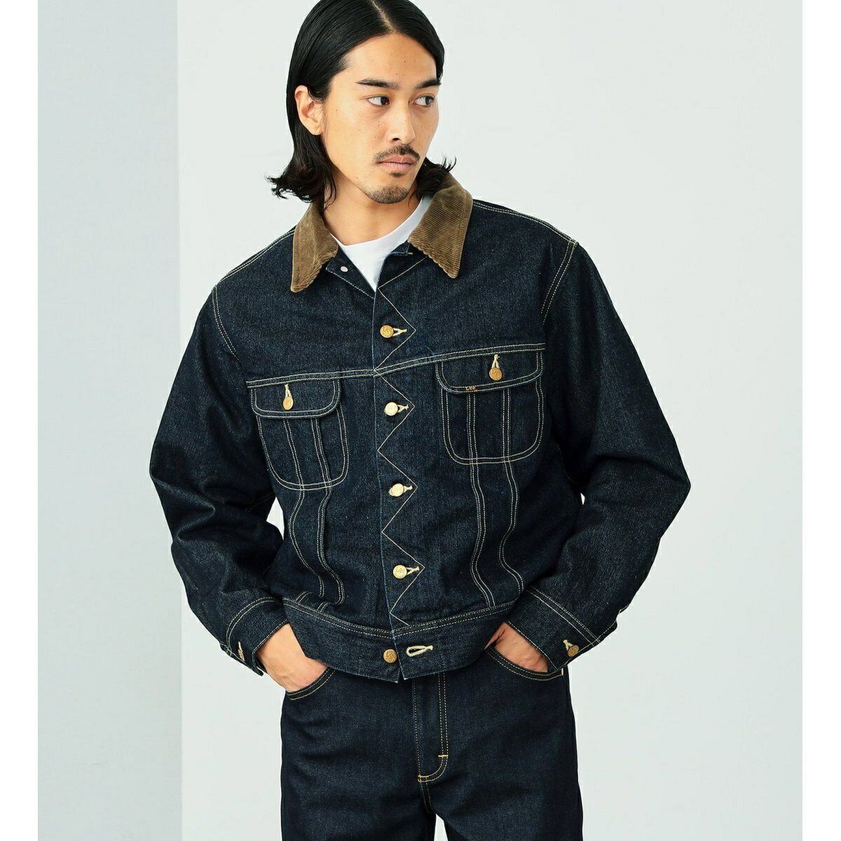 Lee ストームライダー Lサイズ Lee LEE リー STORM RIDER ストームライダー トラッカー デニム