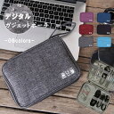 大容量 ガジェットポーチ 薄型 整理整頓/ミニミニストア(miniministore)