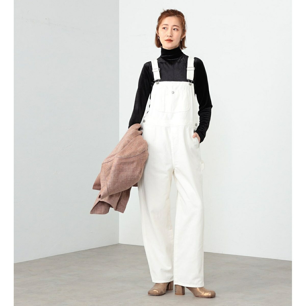 SOMETHING ベーシック オーバーオール／サムシング（SOMETHING）