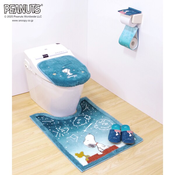 スヌーピーたち星座が可愛い、トイレマット（約80×60cm）／S.D.S （SenkoDesignStu...