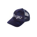 【UNISEX】HIGH ST. GOLF∴ブランドロゴ刺繍 カモ柄メッシュキャップ/ハイストリートゴルフ(HIGH ST.GOLF)