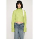 SEPARATE DYE CROP KNIT トップス／スライ（SLY）