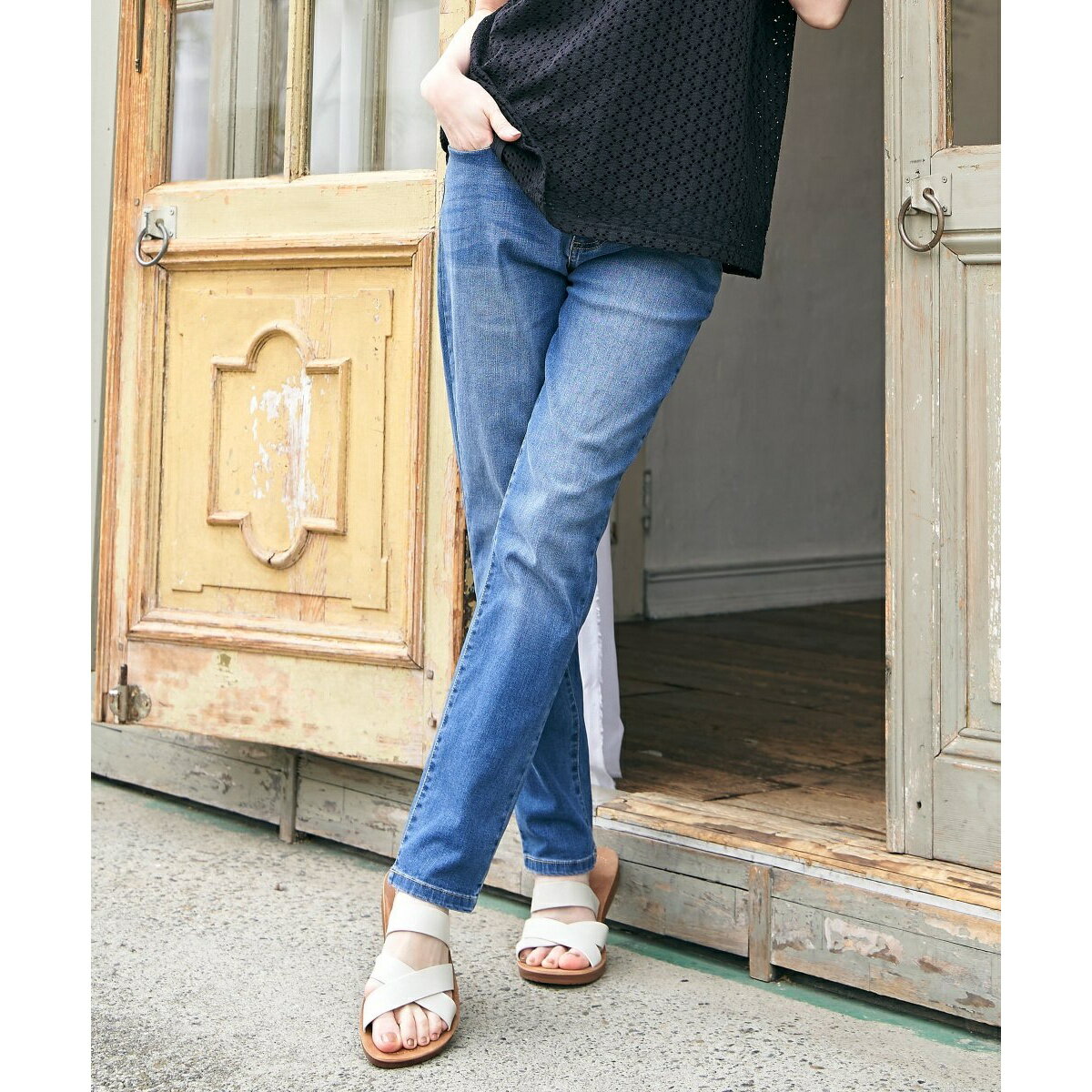 GOKU楽ストレッチスキニーパンツ／イッカ（ikka）