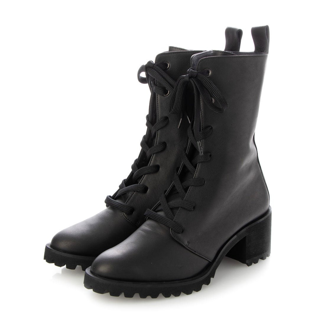 23秋冬6cm本革レースアップブーツ／クリー（Creer）