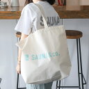 SAUNA＆co.ロゴ トートL／SAUNA＆co（SAUNA＆co）