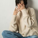 ヤクライクワイドクルーネックニットプルオーバー≪手洗い可能≫/メイソングレイ(MAYSON GREY)