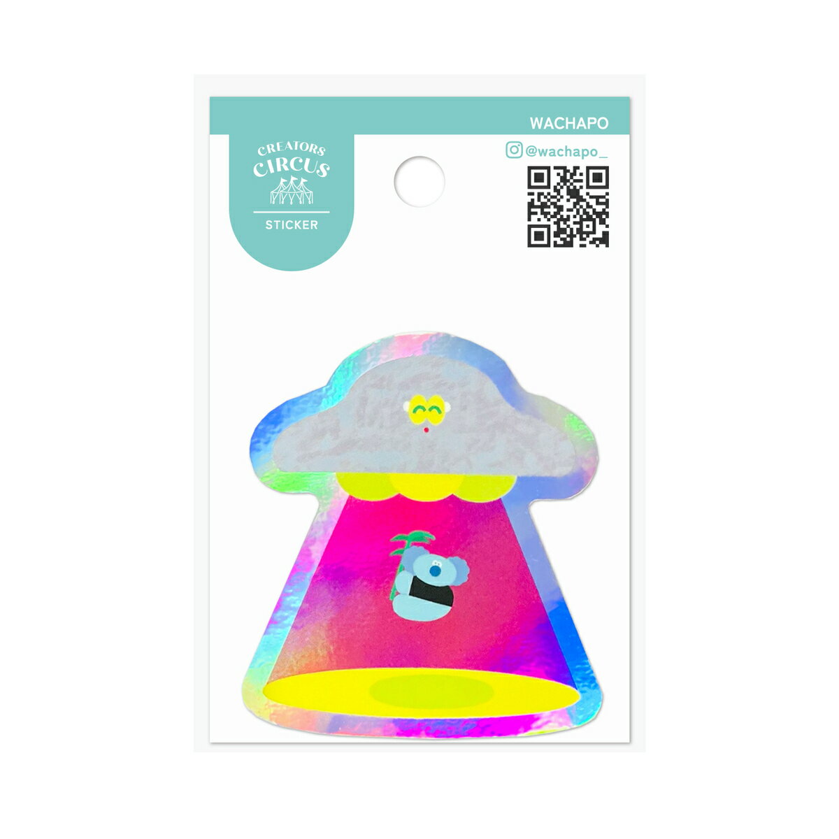 クリエイターズサーカス ステッカー UFO（コアラ吸収）／フロンティア（FRONTIER）