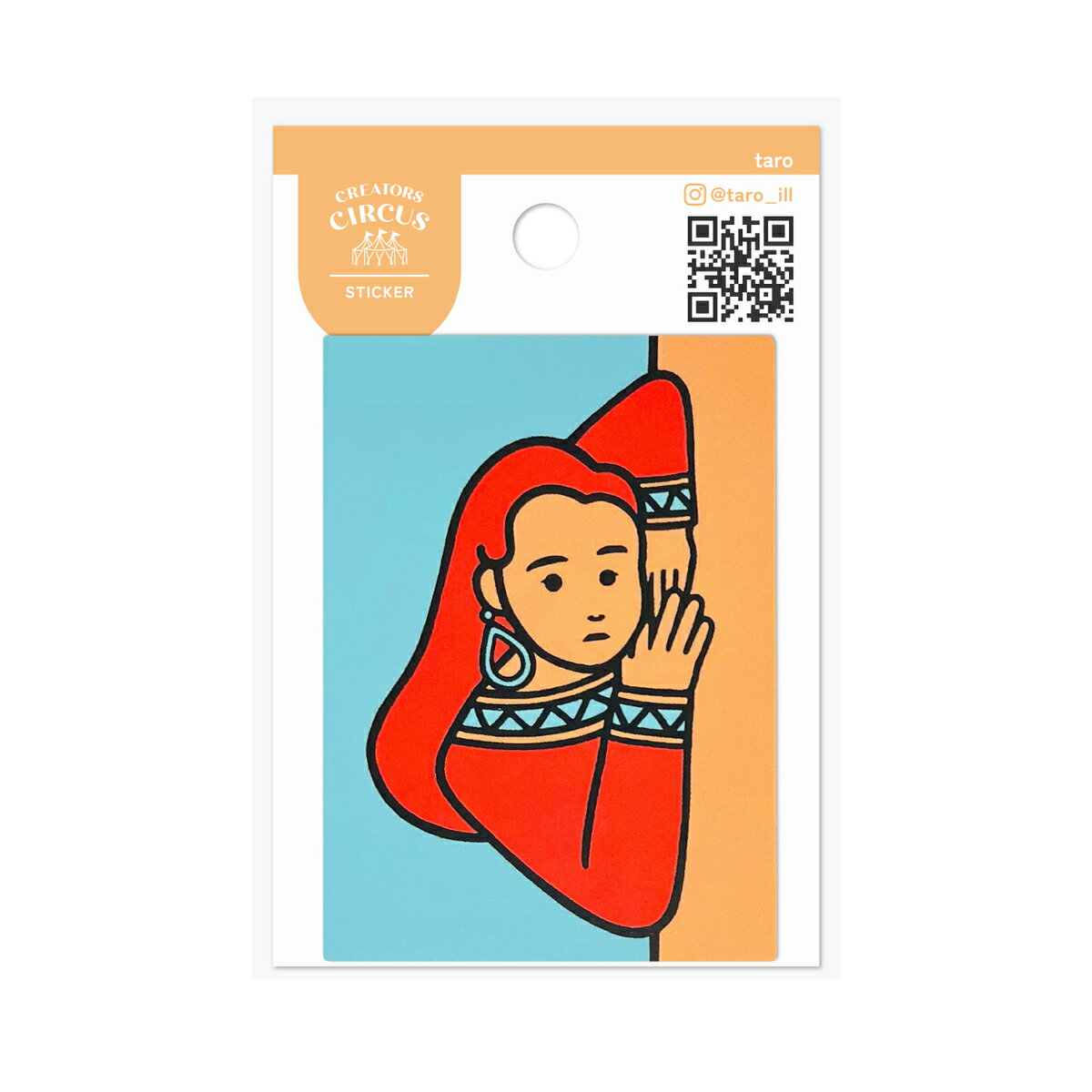 クリエイターズサーカス ステッカー Girl／フロンティア（FRONTIER）