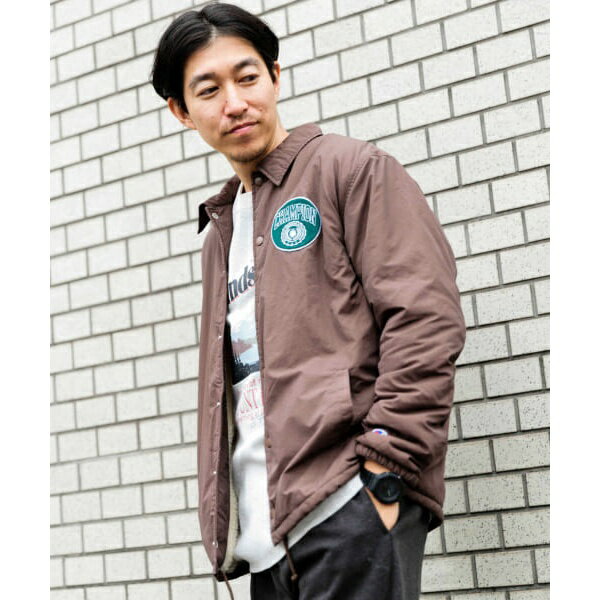 チャンピオン コーチジャケット メンズ Champion　Coach Jacket／アイテムズ アーバンリサーチ（ITEMS URBAN RESEARCH）