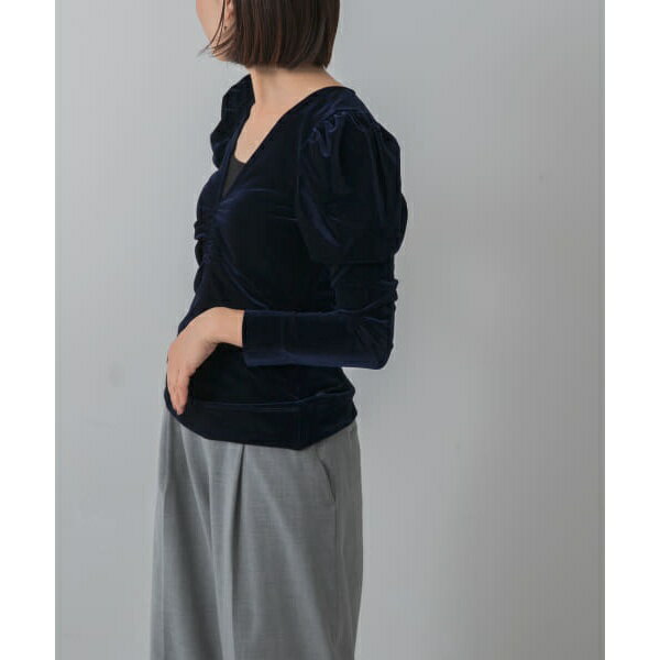 GANNI　VelvetJersey Blouse／アーバンリサーチ（URBAN RESEARCH）のサムネイル