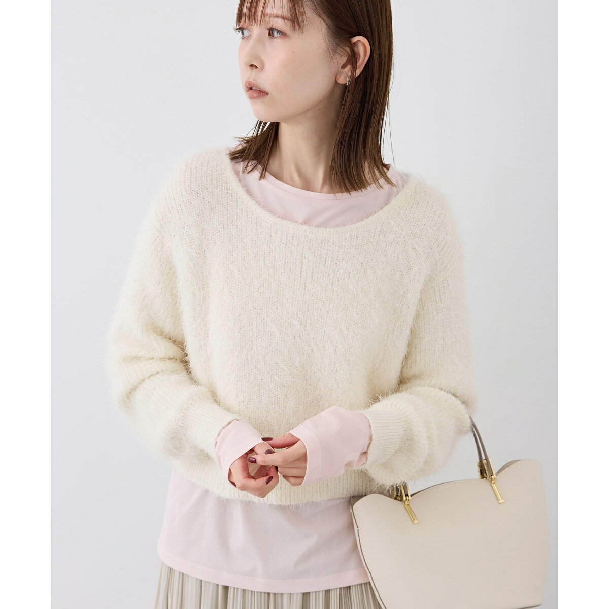 シャギーニットショート丈プルオーバー／ロペピクニック（ROPE' PICNIC） 0101marui-12519173 丸井(マルイ)楽天市場店 サンプル画像2