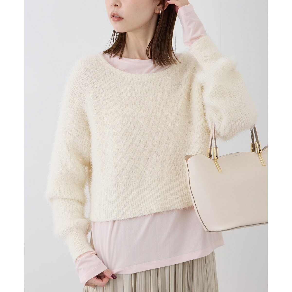 シャギーニットショート丈プルオーバー／ロペピクニック（ROPE' PICNIC） 0101marui-12519173 丸井(マルイ)楽天市場店 サンプル画像3
