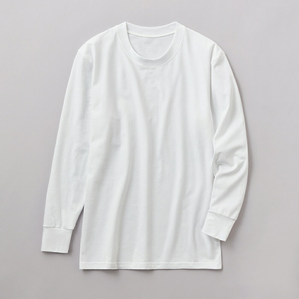 【ホットマジック】【綿のチカラ】長袖クル−ネックシャツ／グンゼ（GUNZE）