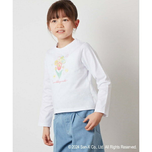 [100-140]【すみっコぐらし】バックフリルTシャツ／アー・ヴェ・ヴェ（a.v.v）