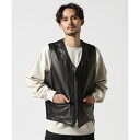 193V LEATHER VEST／レザーベスト／ショット（Schott）