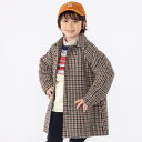 SHIPS KIDS:100〜130cm / ガンクラブチェック ステンカラー コート／シップス（SHIPS）