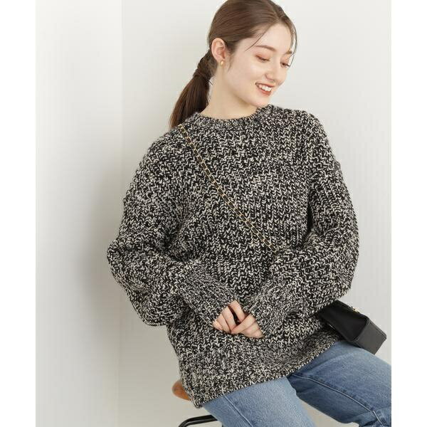 ローゲージメランジニット／エヌ ナチュラルビューティーベーシック（N.Natural Beauty Basic ）