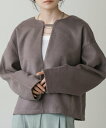 前後2WAYウールライクキーネックプルオーバー/バブ(Bab)