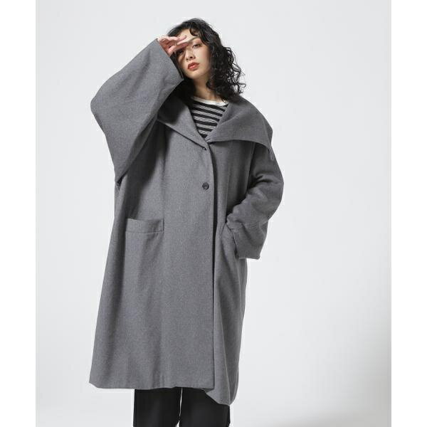 AULA／アウラ／Reverse Style Long Wool Coat／ロイヤルフラッシュ（ROYAL FLASH）