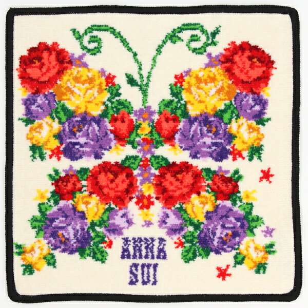 アナ スイ ハンドタオル 【約25×25cm】シェニール織りタオルハンカチ 0001（レディース）（ANNA SUI）／アナ スイ（ANNA SUI）