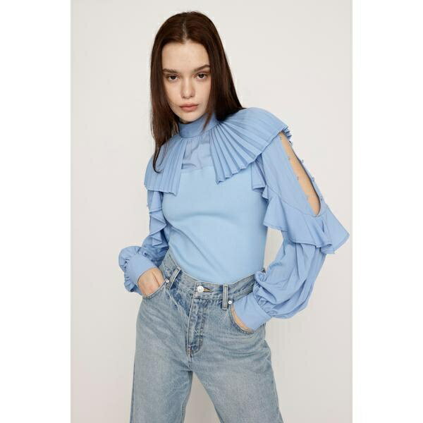 FRILL SLEEVES DOCKING トップス／スライ（SLY）のサムネイル