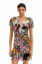 M. Christian Lacroix 蘭モチーフ ミニワンピース/デシグアル(Desigual)