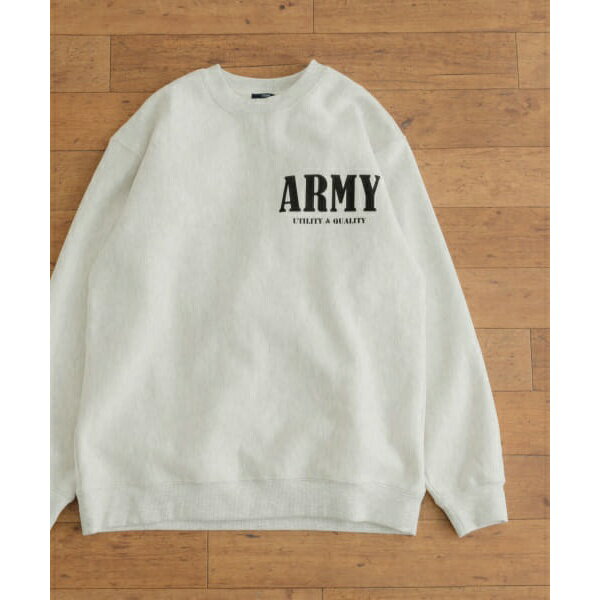 ARMY Logo スウェットプルオーバー／アイテムズ アーバンリサーチ（ITEMS URBAN RESEARCH）