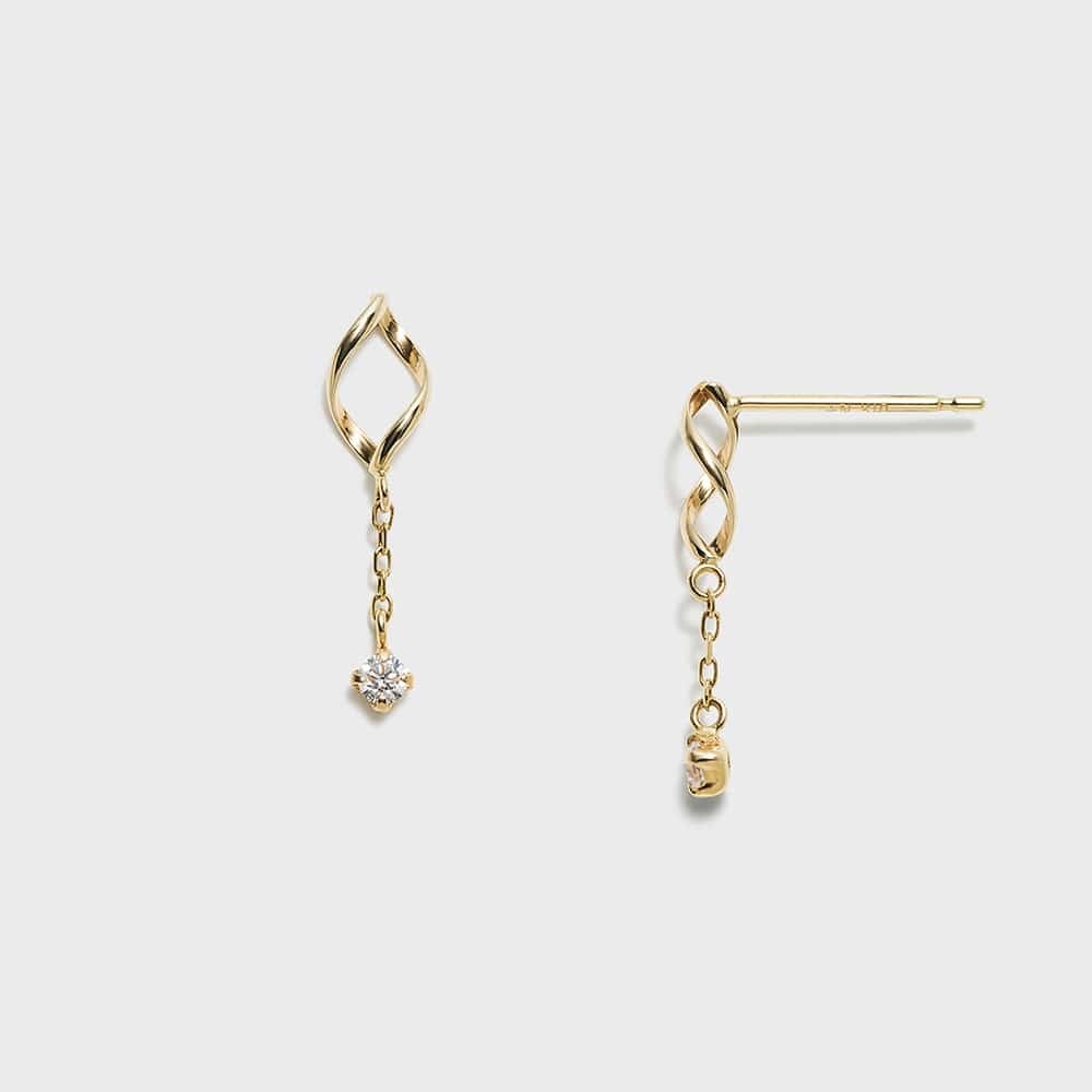 ノジェス ピアス K10ジルコニアピアス／ノジェス（NOJESS）