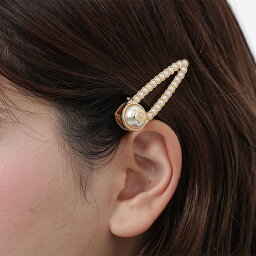 マリークヮント ヘアアクセサリー オーナメントパール ワニクリップ／マリークヮント（MARY QUANT）