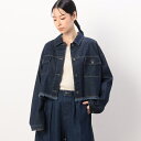 デニム クロップド丈 ブルゾン/セットアップ対応/コムサイズム(COMME CA ISM)
