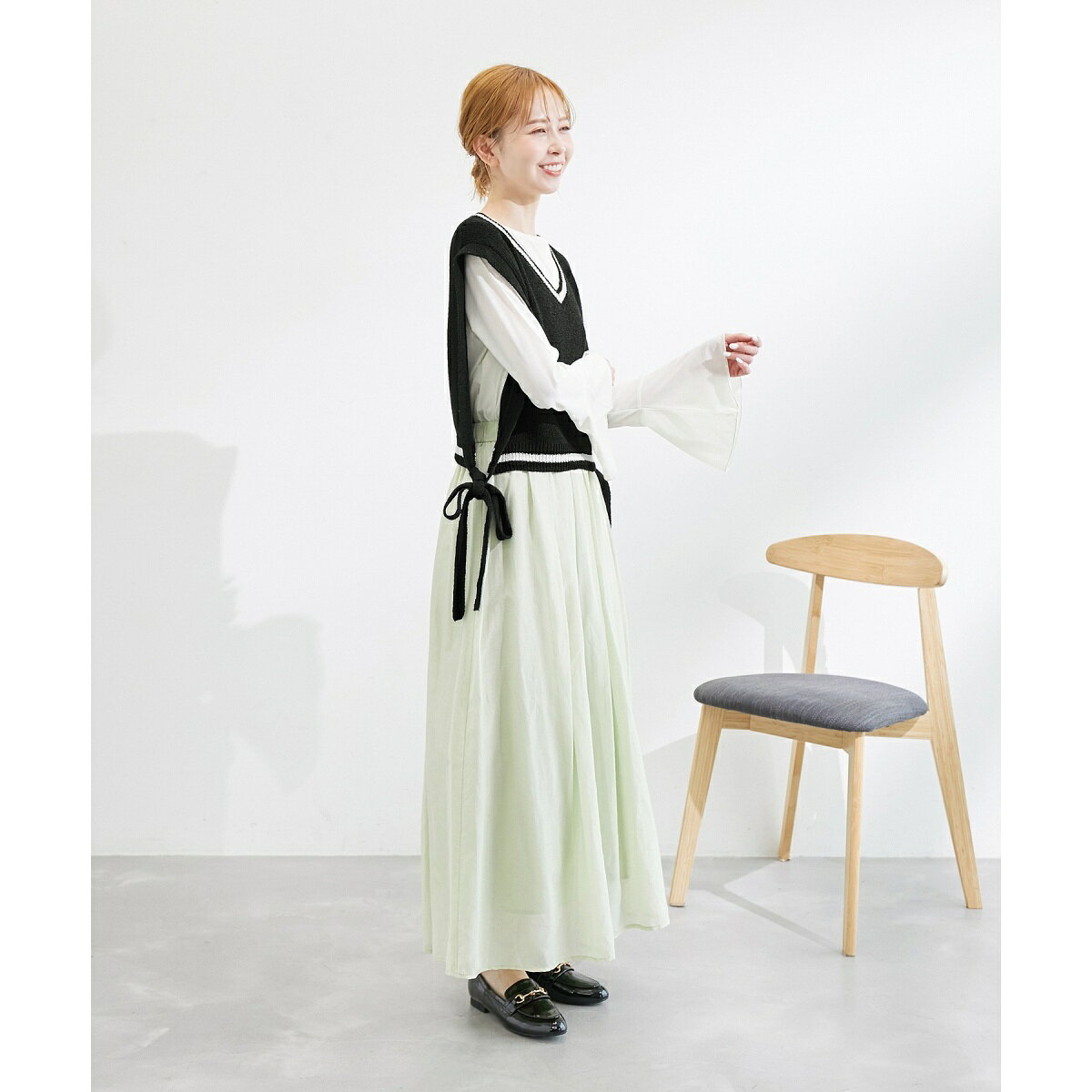 ブークレーライン入りサイドリボンレイヤードベスト／ロペピクニックパサージュ（ROPE' PICNIC PASSAGE） 0101marui-12524625 丸井(マルイ)楽天市場店 サンプル画像2