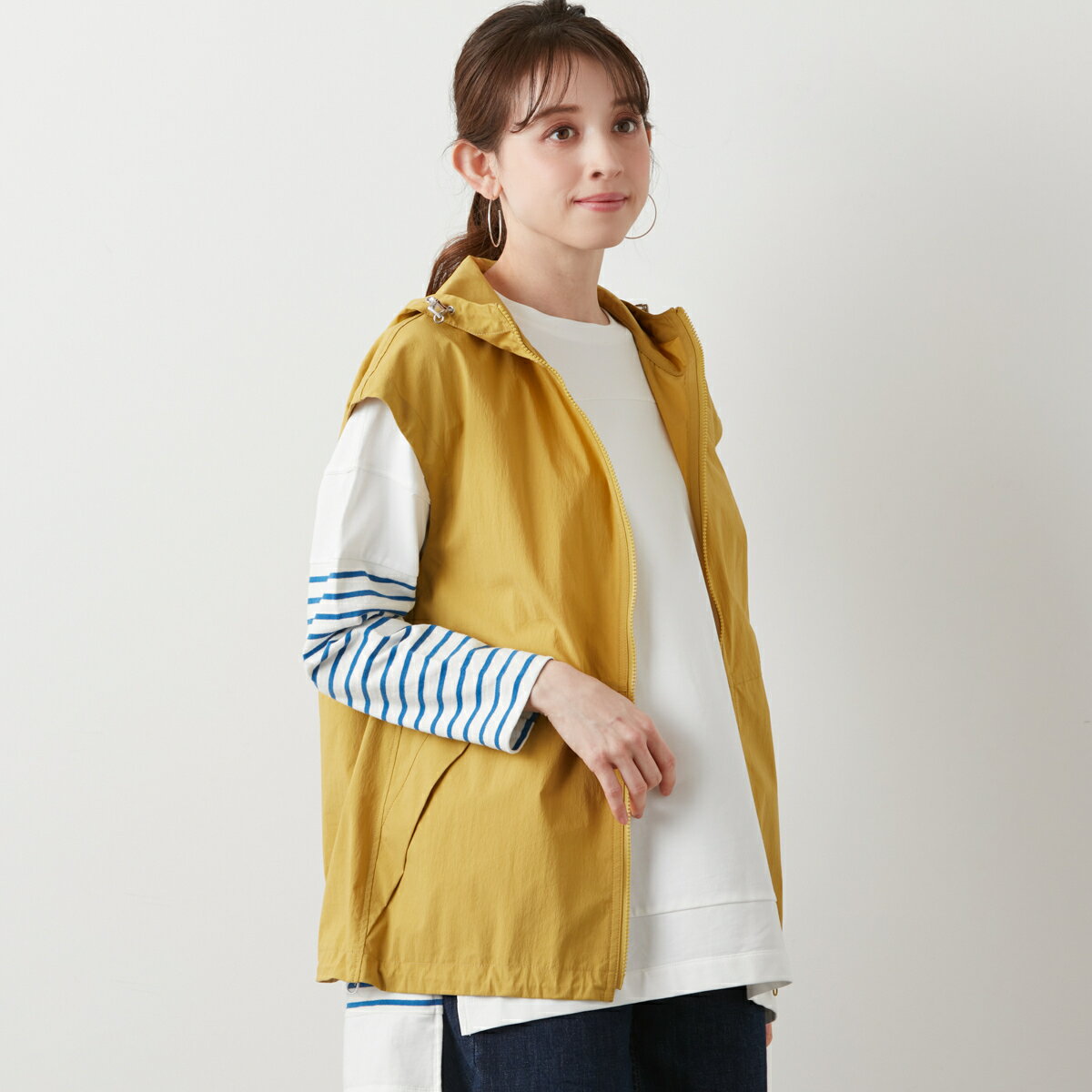 楽天丸井（マルイ）楽天市場店[ ストレッチ ] 撥水ベスト／アル・ディ・ラ（AL DI LA）