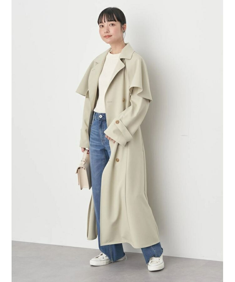 2WAYケープトレンチコート／アースミュージック＆エコロジー（earth music＆ecology）